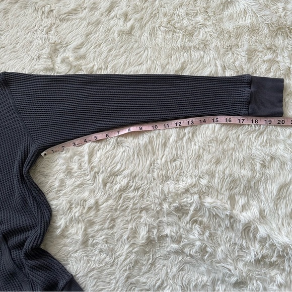 Feat Clothing Mens TreeCell Waffle Hoodie Long Sleeve Gray L - Picture 12 of 12